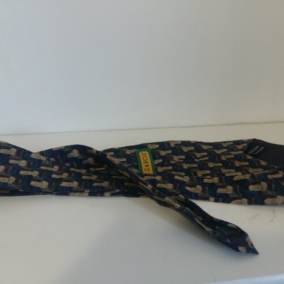 J. Garcia Neck Tie Vintage Original Made in USA 100 - Picture 9 of 11